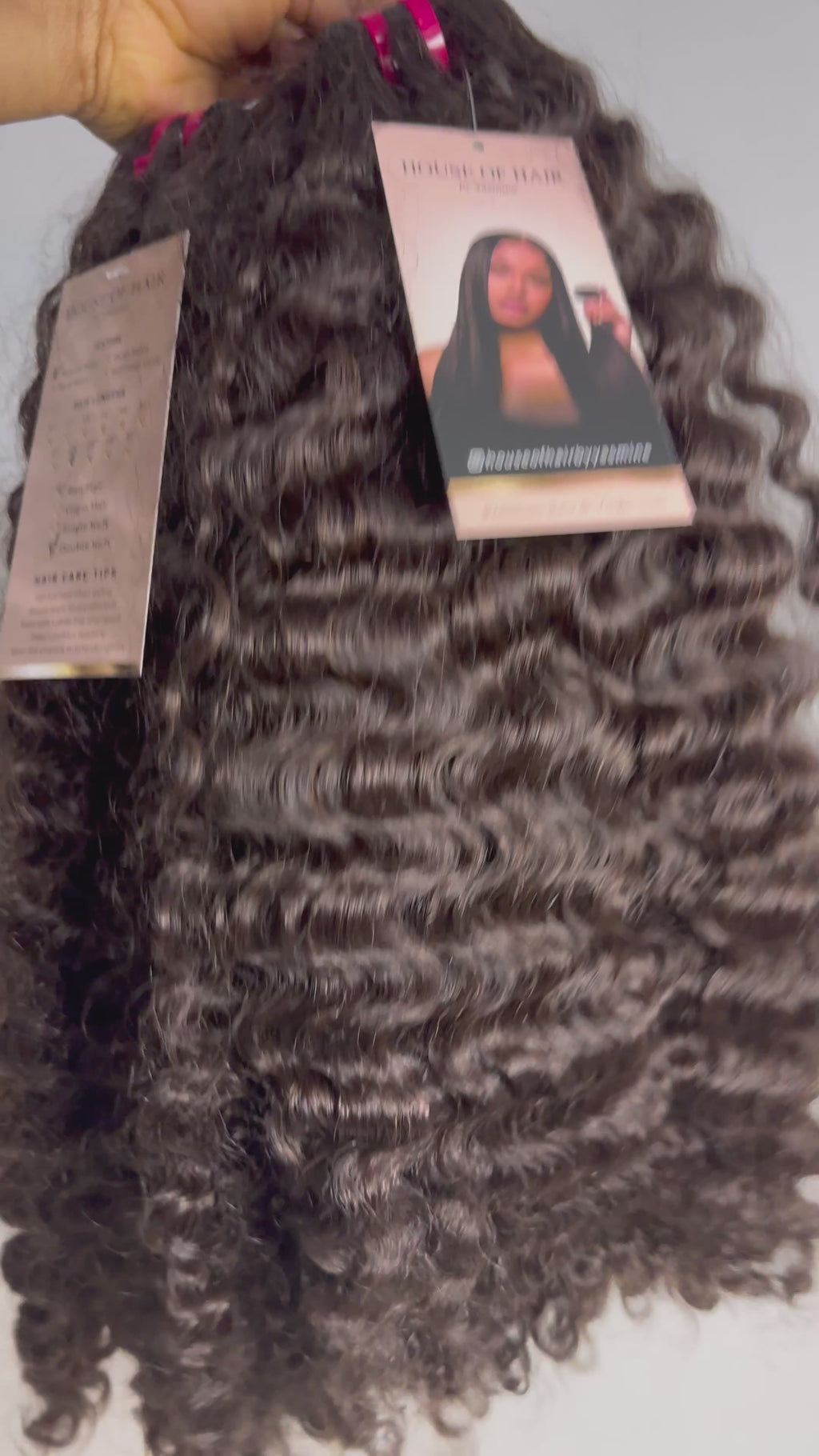 Raw Burmese curly–